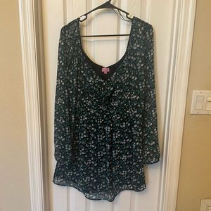 Miami by Francesca’s floral long sleeve dress